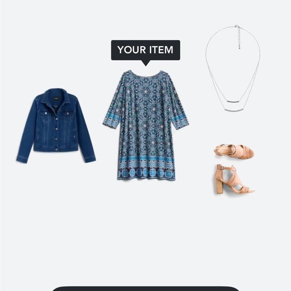 WISP- Freestyle- Anaisey Jersey Dress- 18W- Stitch Fix item.- Shift Dress - Picture 2 of 2